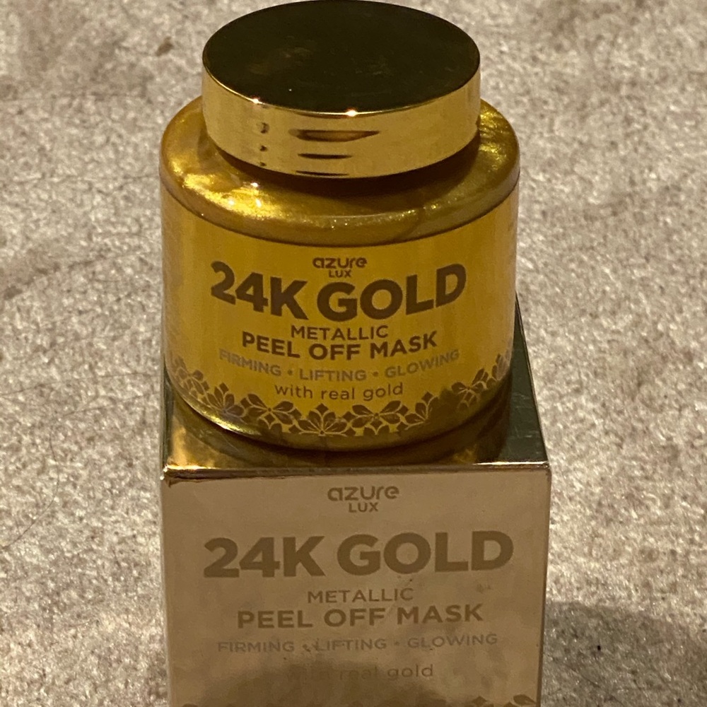 Azure Lux 24K GOLD Metallic Peel Off Mask